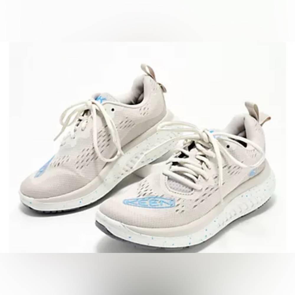 Women’s KEEN Lace-Up Sneakers - WK400, Vapor/Azure Blue, Size9, GUC!